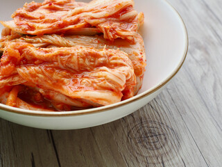 한국의 전통음식 배추김치 (cabbage kimchi)
