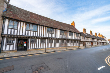 Half-timbered house in Stratford upon Avon, England, United Kingdom