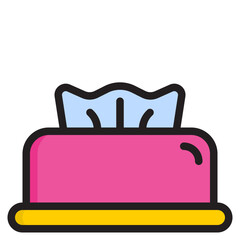 Wipes color line style icon