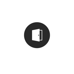 Door icon. Vector illustration for graphic design, Web, UI, 