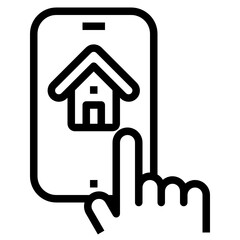 Smart Home outline icon