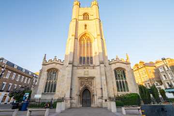 Fototapeta na wymiar St. Mary's church in Cambridge