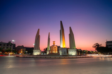 Twilight the Democracy Monument is a historical of constitution monument in Bangkok, Thailand.