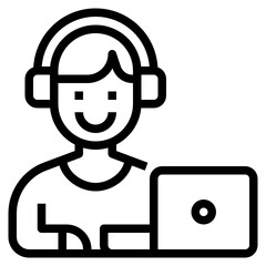 Working outline icon