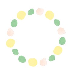 水彩風のかわいい枠