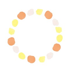 水彩風のかわいい枠