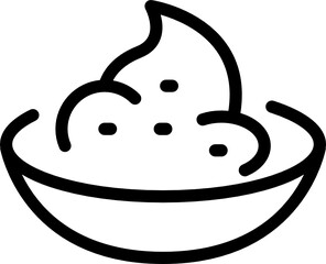 wasabi minimal line icon