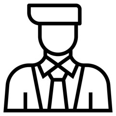 SEO VIP outline style icon