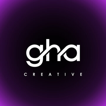 GHA Letter Initial Logo Design Template Vector Illustration
