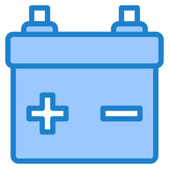 Baterry blue style icon