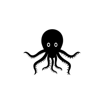 octopus icon vector sign symbol