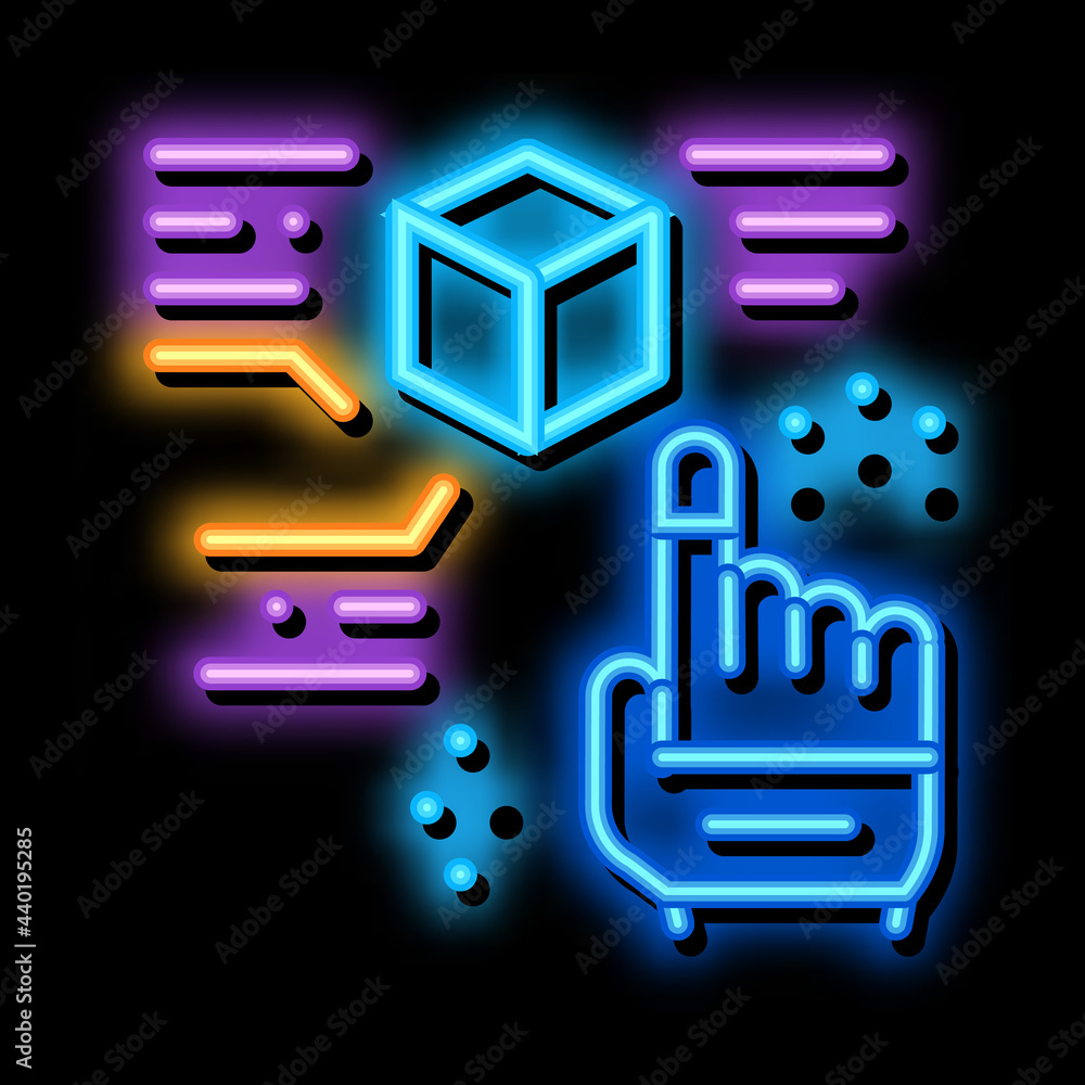 Poster function parsing neon light sign vector. glowing bright icon function parsing sign. transparent symb