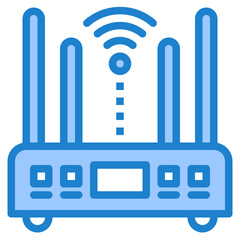 WIFI blue style icon