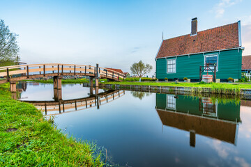Fototapeta premium Zaanse Schans village in Netherlands