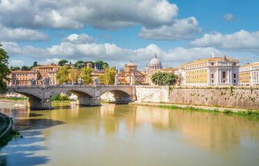 Fototapeta premium St.Peter's basilica in Vatican, Rome.Italy