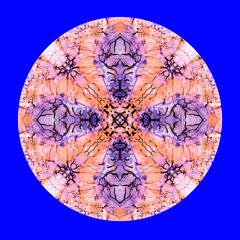 Beautiful symmetrical pattern of mandala, zendala