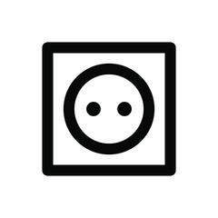 Fototapeta premium Electrical outlet icon
