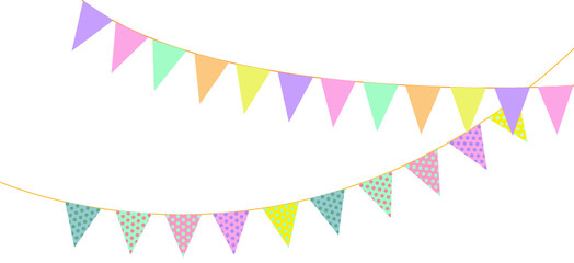 happy birthday 생일축하 파티 디자인 깃발 가랜드