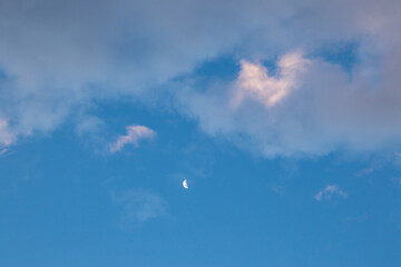 Dramatic cloud formations above the forest on the Garden Route in South Africa