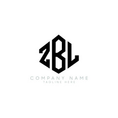 ZBL letter logo design with polygon shape. ZBL polygon logo monogram. ZBL cube logo design. ZBL hexagon vector logo template white and black colors. ZBL monogram, ZBL business and real estate logo. 