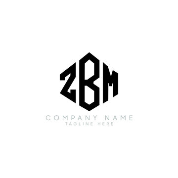 ZBM letter logo design with polygon shape. ZBM polygon logo monogram. ZBM cube logo design. ZBM hexagon vector logo template white and black colors. ZBM monogram, ZBM business and real estate logo. 