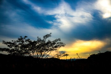 幻想的な空