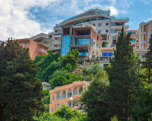 Fototapeta na wymiar excellent accommodation facilities in Ulcinj, Montenegro
