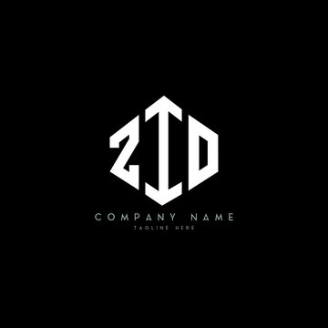 ZIO letter logo design with polygon shape. ZIO polygon logo monogram. ZIO cube logo design. ZIO hexagon vector logo template white and black colors. ZIO monogram, ZIO business and real estate logo. 