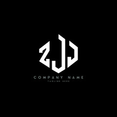 ZJJ letter logo design with polygon shape. ZJJ polygon logo monogram. ZJJ cube logo design. ZJJ hexagon vector logo template white and black colors. ZJJ monogram, ZJJ business and real estate logo. 