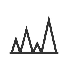 Business Graph outline icon