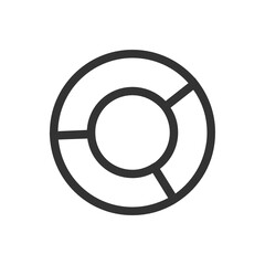 Business Graph outline icon