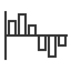 Business Graph outline icon