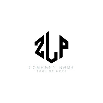 ZLP letter logo design with polygon shape. ZLP polygon logo monogram. ZLP cube logo design. ZLP hexagon vector logo template white and black colors. ZLP monogram, ZLP business and real estate logo. 