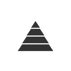 Fototapeta premium Business Graph solid icon