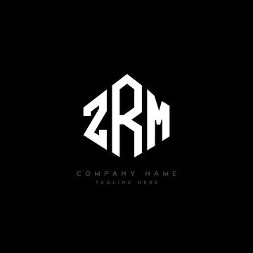 ZRM letter logo design with polygon shape. ZRM polygon logo monogram. ZRM cube logo design. ZRM hexagon vector logo template white and black colors. ZRM monogram, ZRM business and real estate logo. 