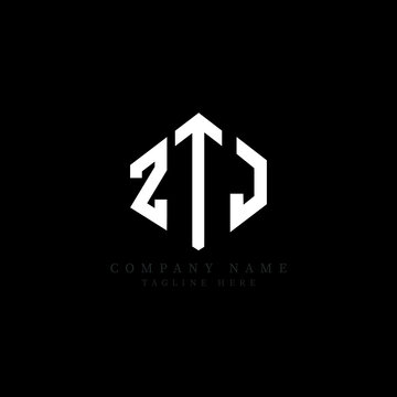 ZTJ letter logo design with polygon shape. ZTJ polygon logo monogram. ZTJ cube logo design. ZTJ hexagon vector logo template white and black colors. ZTJ monogram, ZTJ business and real estate logo. 