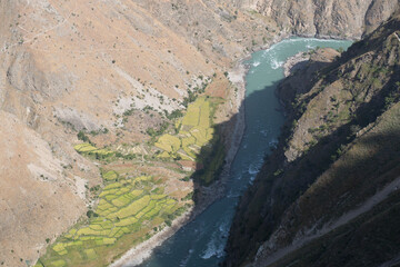 Karnali River in Nepal. The only wild and scenic and free flowing River.