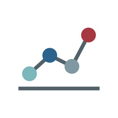 Business Graph flat icon
