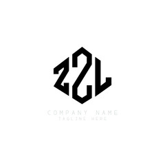 ZZL letter logo design with polygon shape. ZZL polygon logo monogram. ZZL cube logo design. ZZL hexagon vector logo template white and black colors. ZZL monogram, ZZL business and real estate logo. 