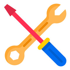 Tools flat style icon
