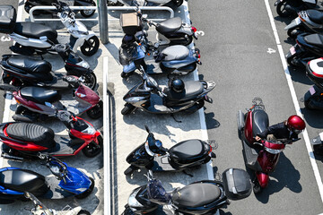 バイクの駐輪場