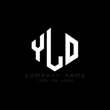 YLO letter logo design with polygon shape. YLO polygon logo monogram. YLO cube logo design. YLO hexagon vector logo template white and black colors. YLO monogram, YLO business and real estate logo. 