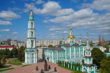 Tambov Region. Tambov. View of the city. Transfiguration Cathedral
