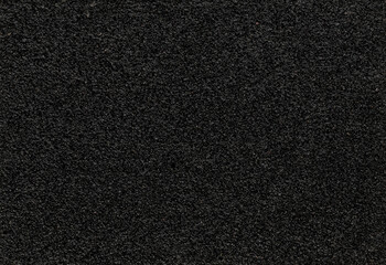 Abstract black emery sponge texture background