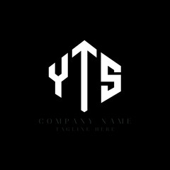 YTS letter logo design with polygon shape. YTS polygon logo monogram. YTS cube logo design. YTS hexagon vector logo template white and black colors. YTS monogram, YTS business and real estate logo. 