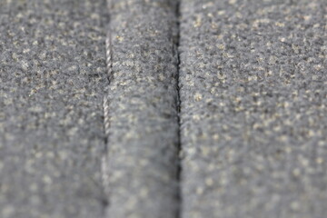 decorative seam on furniture fabric