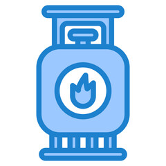 Gas blue style icon