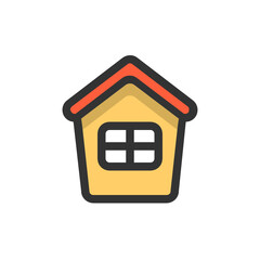 Home filled outline icon