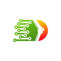 Tech Bone logo vector template, Creative bone logo design concepts