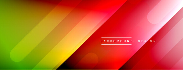 Dynamic lines abstract background. 3D shadow effects and fluid gradients. Modern overlapping forms